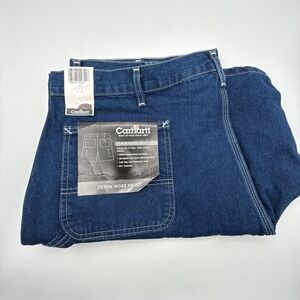 Carhartt B28 DST Denim Work Shorts Mens 42 Dark Stone Carpenter Hammer Loop NWT